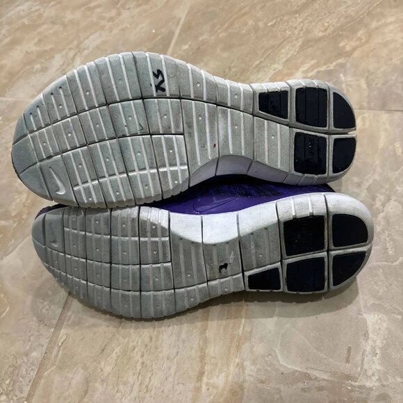 Nike Flyknit Chukka purple teal sz 5.5 639699-500 - Picture 6 of 6